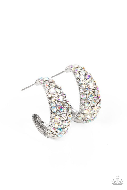 Glamorously Glimmering - Multi - Paparazzi Earring Image