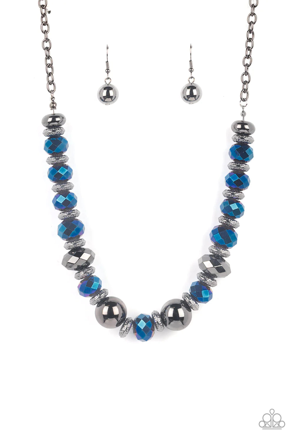 Paparazzi Necklace ~ Interstellar Influencer - Blue