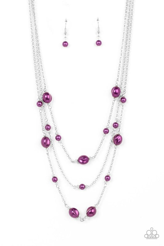 Pearlicious Pop - Purple - Paparazzi Necklace Image