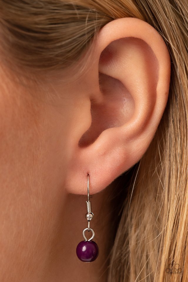 Girl Meets Garden - Purple - Paparazzi Necklace Image