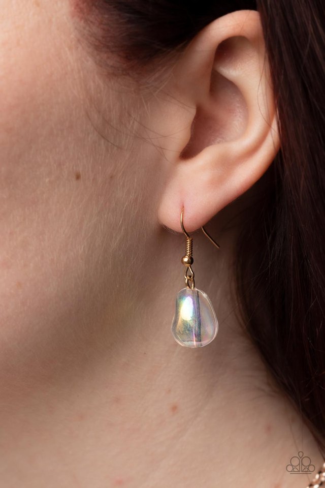 Inspirational Iridescence - Rose Gold - Paparazzi Necklace Image