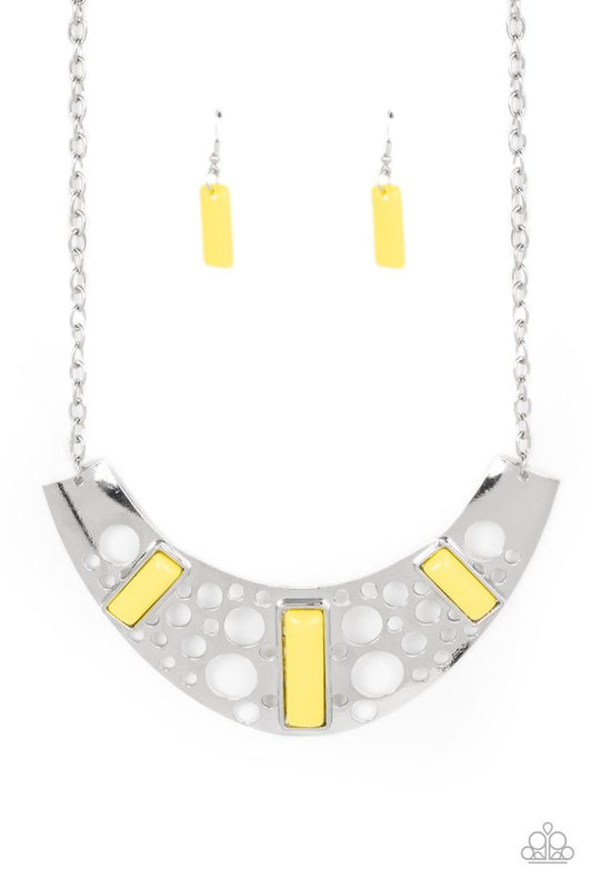 Real Zeal - Yellow - Paparazzi Necklace Image