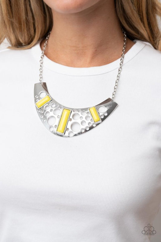Real Zeal - Yellow - Paparazzi Necklace Image