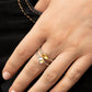 Embraceable Elegance - Yellow - Paparazzi Ring Image