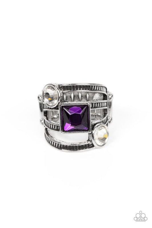 Galactic Governess - Purple - Paparazzi Ring Image