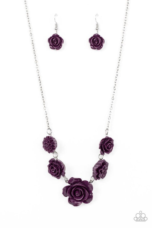 PRIMROSE and Pretty - Purple - Paparazzi Necklace Image