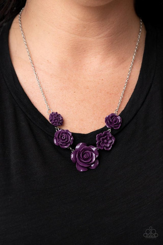 PRIMROSE and Pretty - Purple - Paparazzi Necklace Image