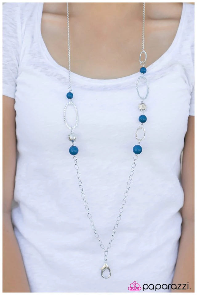 Collar Paparazzi ~ Un lugar que solo nosotros conocemos - Azul