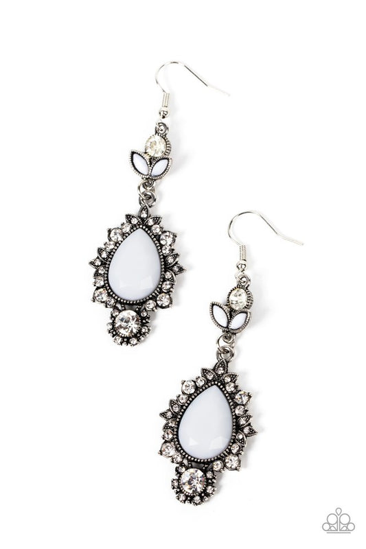 SELFIE-Esteem - White - Paparazzi Earring Image