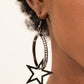 Superstar Showcase - Black - Paparazzi Earring Image