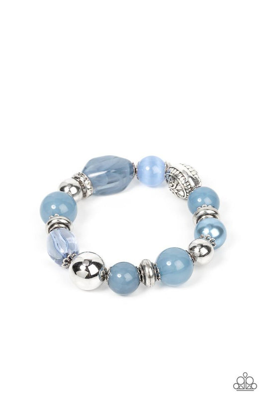 Tonal Takeover - Blue - Paparazzi Bracelet Image