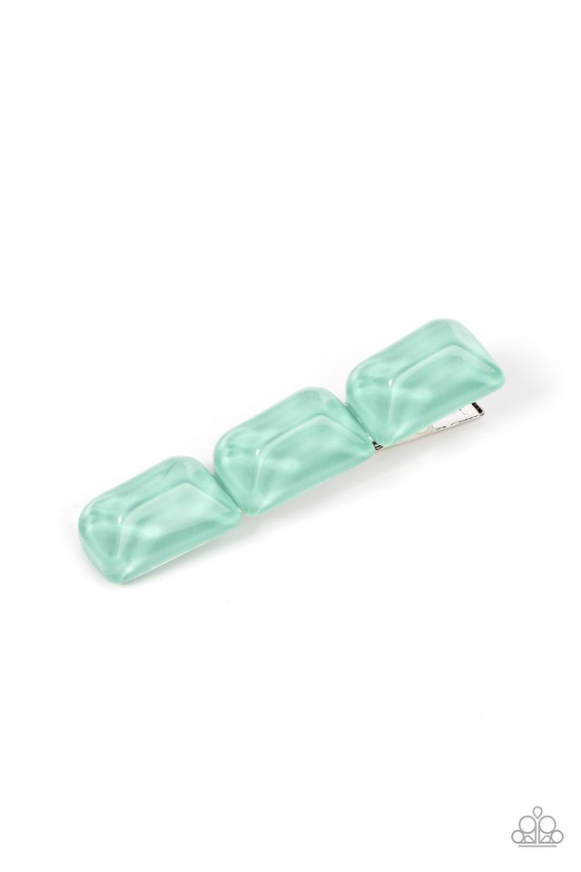 Gemstone Glimmer - Green - Paparazzi Hair Accessories Image