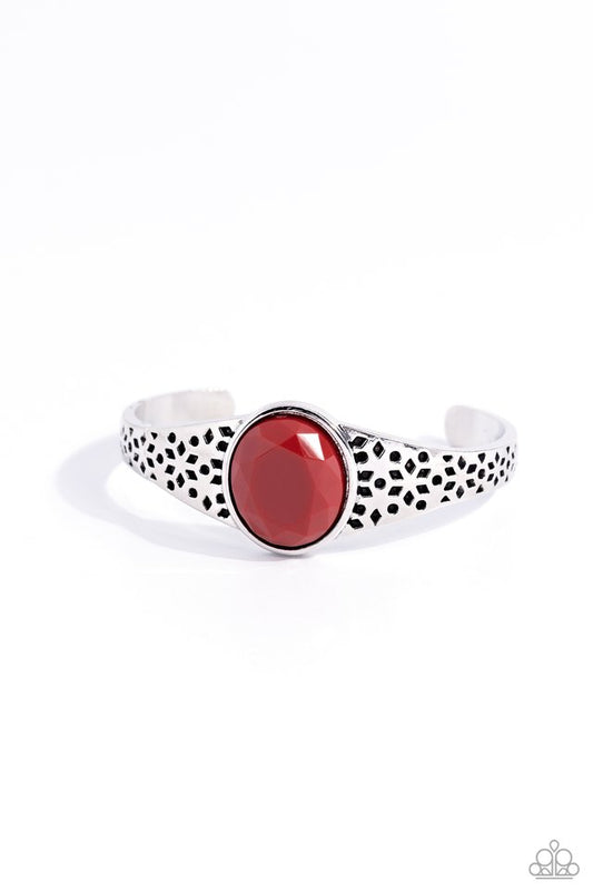 Over POP-ulated - Red - Paparazzi Bracelet Image