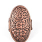 Floral Fortress - Copper - Paparazzi Ring Image