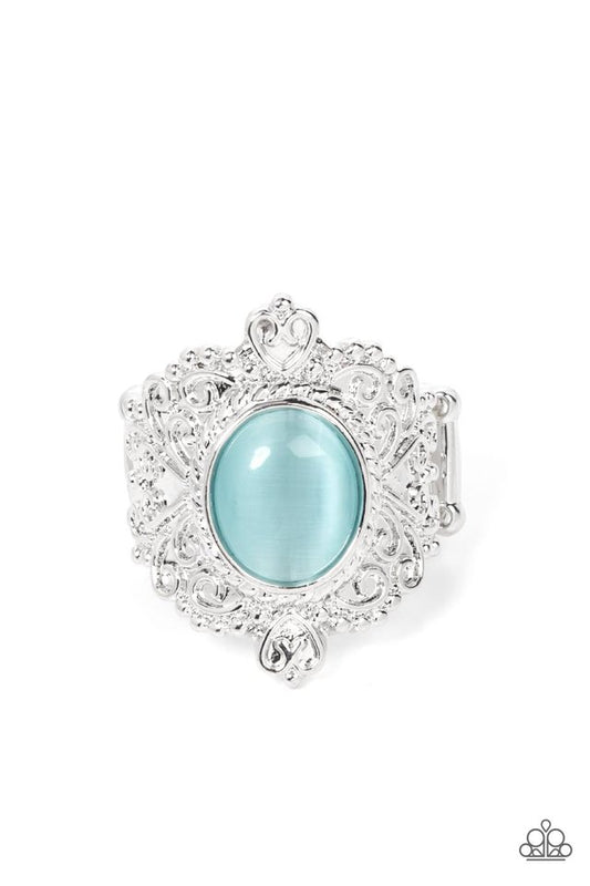 Delightfully Dreamy - Blue - Paparazzi Ring Image