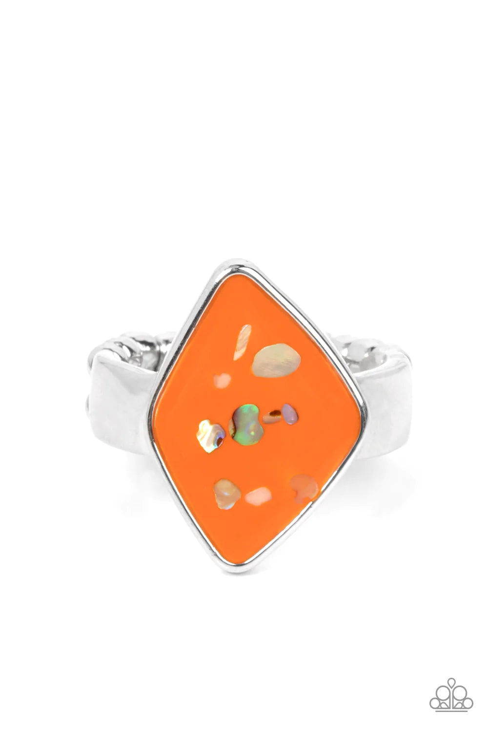 Anillo Paparazzi ~ Stellar Shores - Naranja