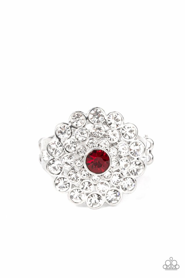 Effervescent Crescendo - Red - Paparazzi Ring Image