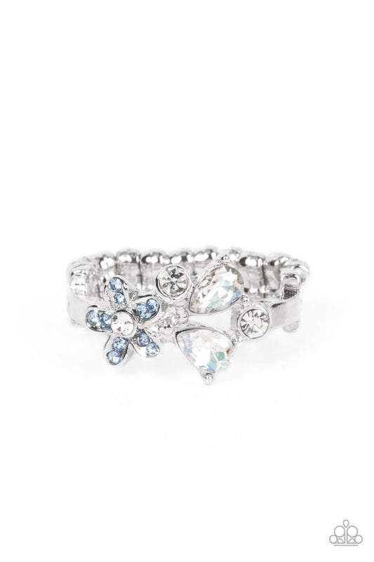 Enchanting Efflorescence - Blue - Paparazzi Ring Image