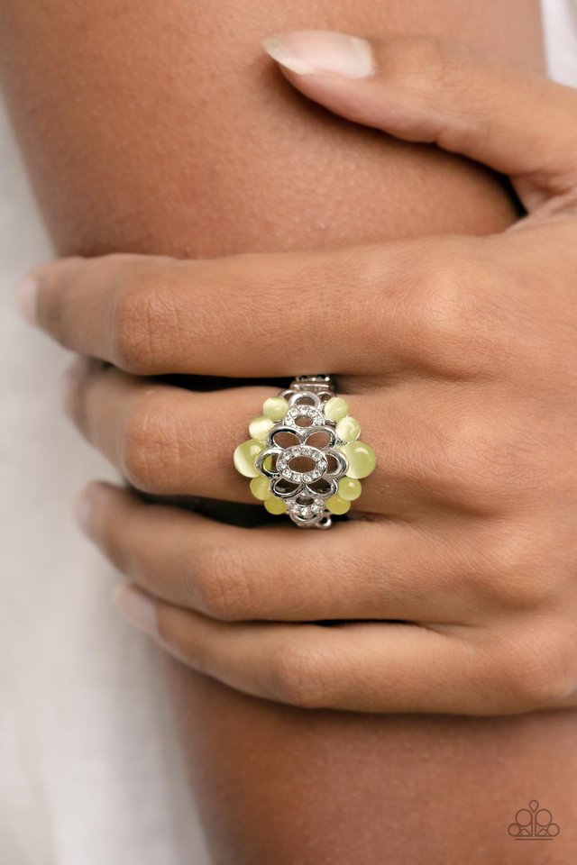 Yellow moonstone ring deals paparazzi