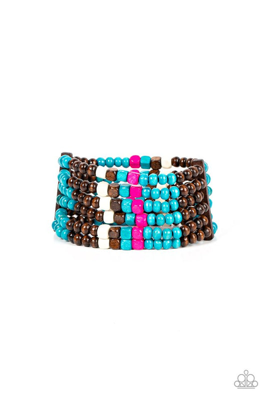 Dive into Maldives - Blue - Paparazzi Bracelet Image