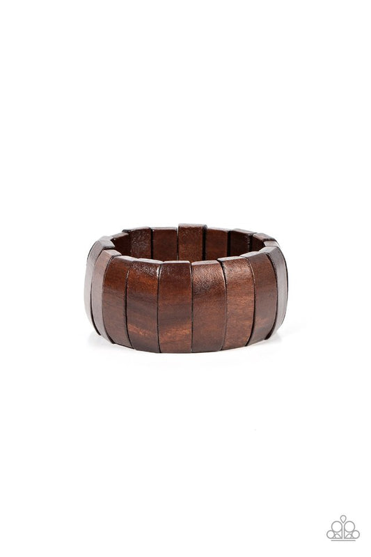 Island Grind - Brown - Paparazzi Bracelet Image