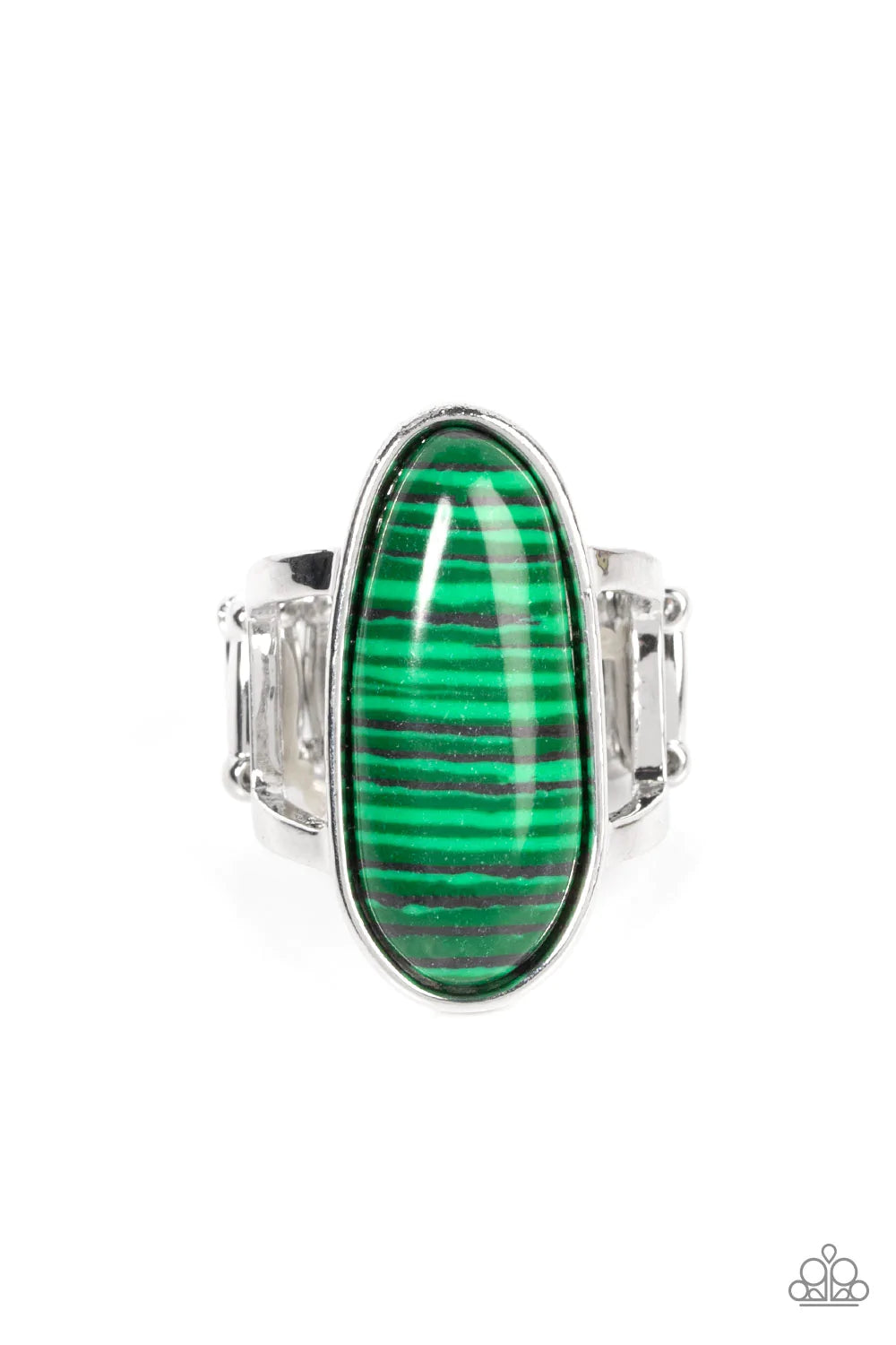Anillo Paparazzi ~ Eco Expression - Verde