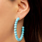 ​Rural Retrograde - Blue - Paparazzi Earring Image