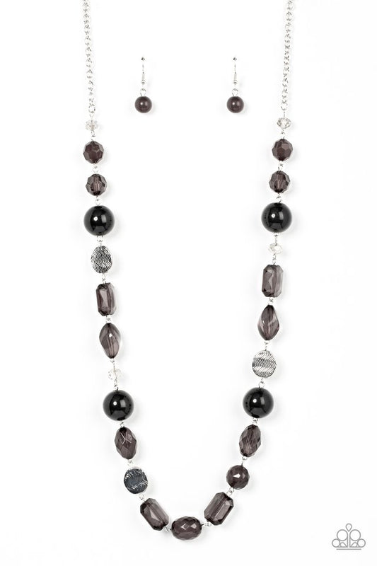 Timelessly Tailored - Black - Paparazzi Necklace Image
