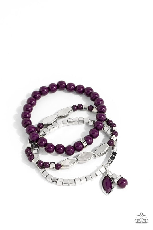 ​Redefined Romance - Purple - Paparazzi Bracelet Image