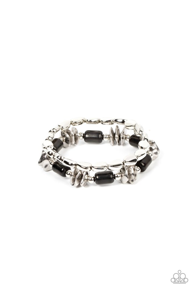 ​Canyon Cavern - Black - Paparazzi Bracelet Image