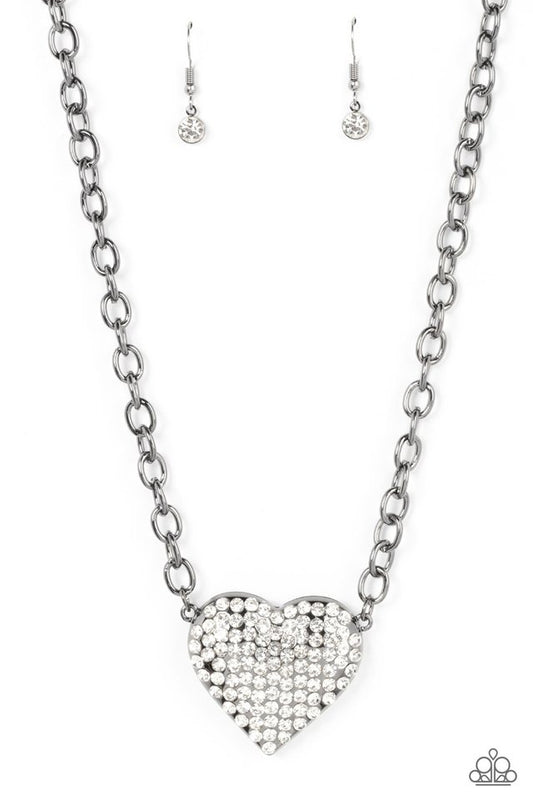 Heartbreakingly Blingy - Black - Paparazzi Necklace Image