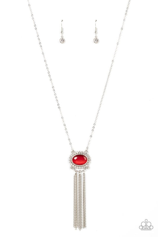 Happily Ever Ethereal - Red - Paparazzi Necklace Image