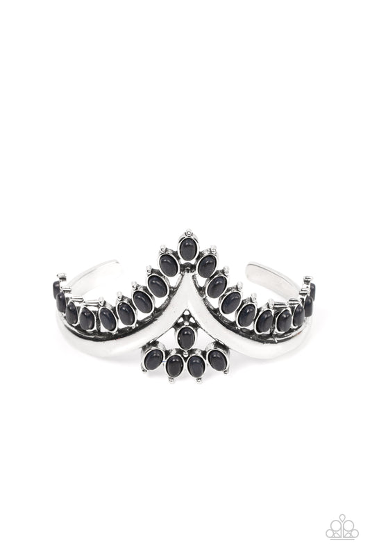Paparazzi Bracelet ~ Teton Tiara - Black