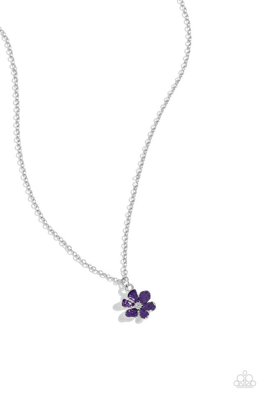 Cottage Retreat - Purple - Paparazzi Necklace Image