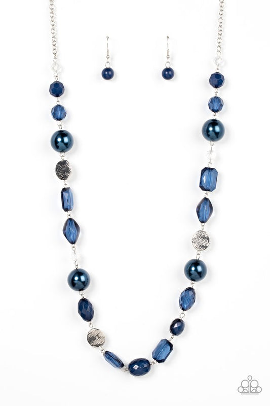 Timelessly Tailored - Blue - Paparazzi Necklace Image