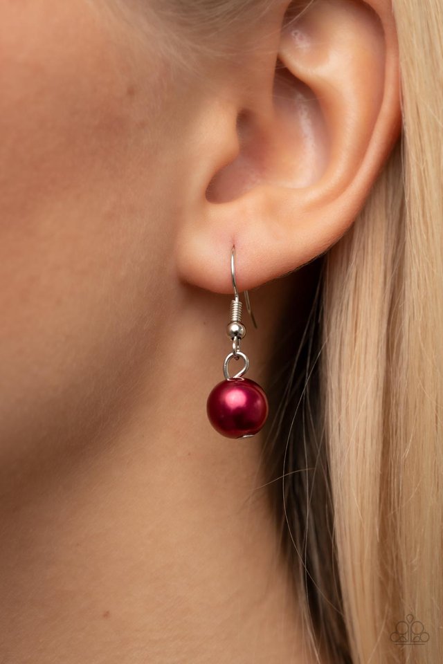 Powerhouse Pose - Red - Paparazzi Necklace Image