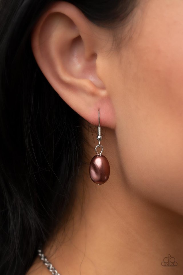 Social Soiree - Brown - Paparazzi Necklace Image