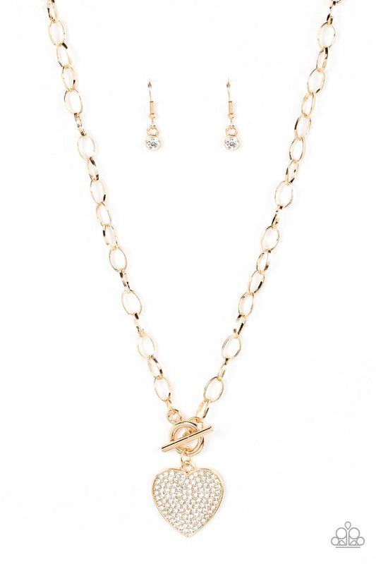 If You LUST - Gold - Paparazzi Necklace Image