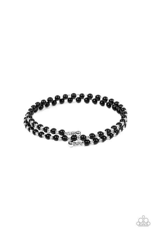 Regal Wraparound - Black - Paparazzi Bracelet Image