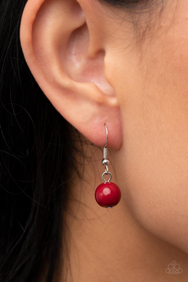 Nautical Sunset - Red - Paparazzi Necklace Image