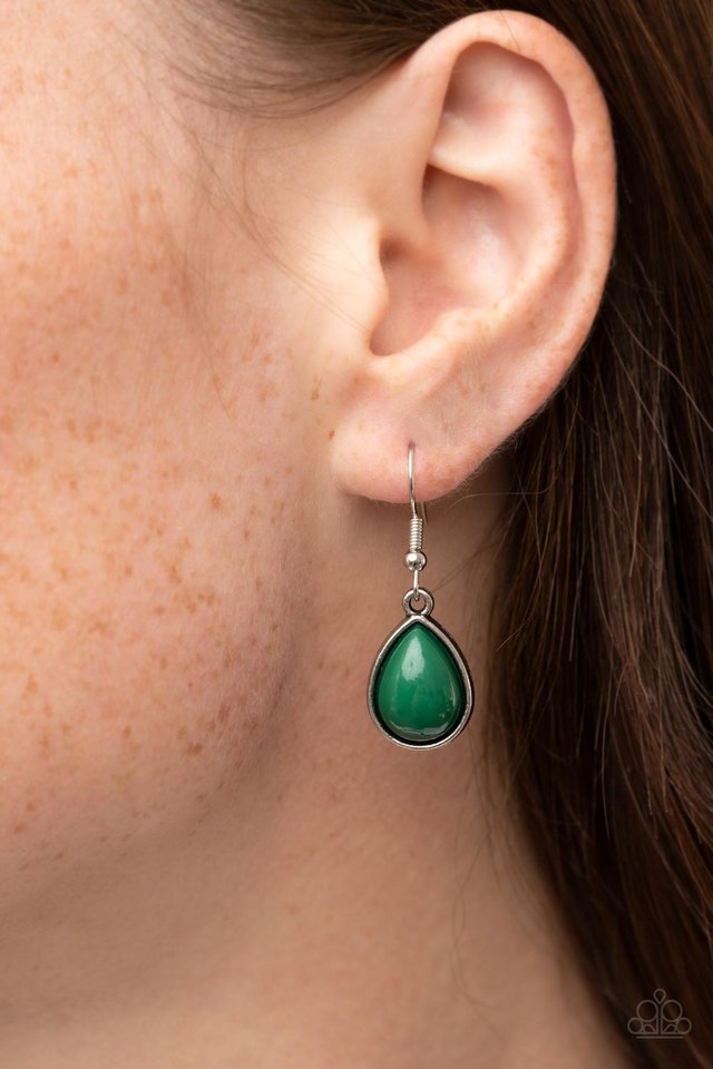 Mediterranean Mystery - Green - Paparazzi Necklace Image