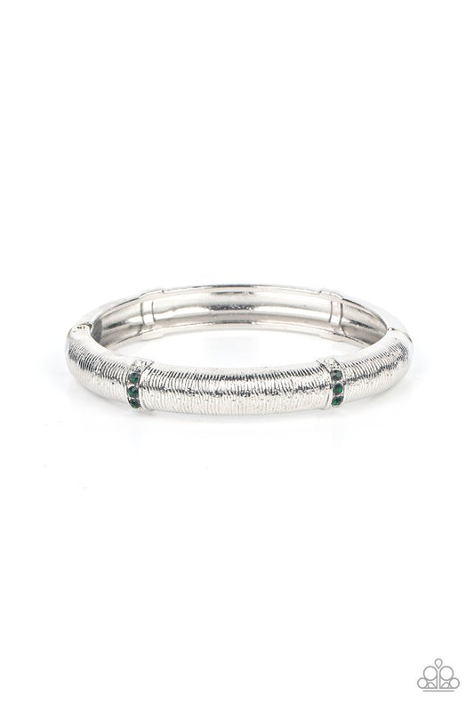 ​A Dash of Dazzle - Green - Paparazzi Bracelet Image