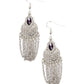 Pressed for CHIME - Purple - Paparazzi Earring Image