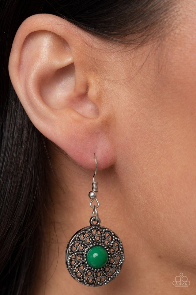 ​Detail Orientated - Green - Paparazzi Necklace Image