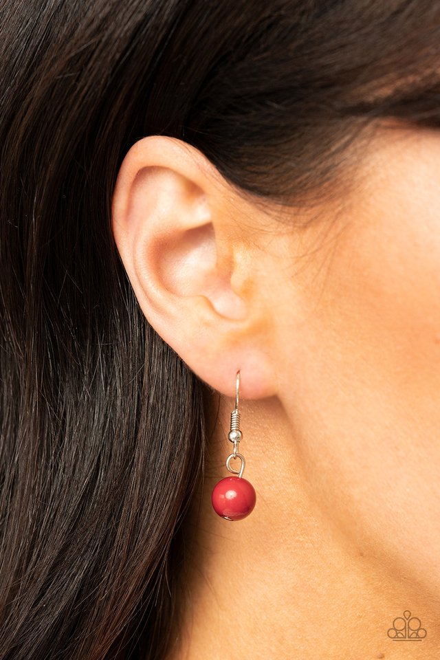 Paradise Pageantry - Red - Paparazzi Necklace Image