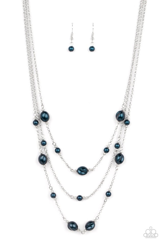 Pearlicious Pop - Blue - Paparazzi Necklace Image