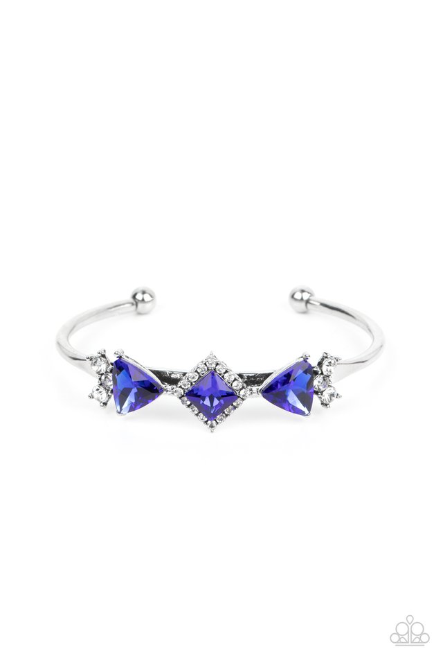 Strategic Sparkle - Blue - Paparazzi Bracelet Image