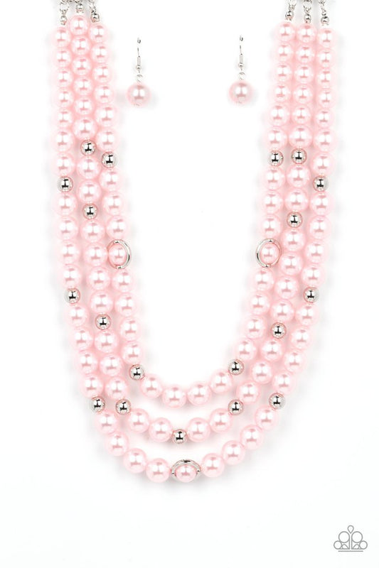 Needs No Introduction - Pink - Paparazzi Necklace Image