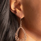 Granada Garland - Rose Gold - Paparazzi Earring Image