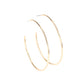 Can I Get a HOOP HOOP - Gold - Paparazzi Earring Image
